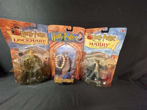 Mattel Other - Mattel Harry Potter Action Figures Lot of 3 Dueling Club Lockhart, Lord Voldemor